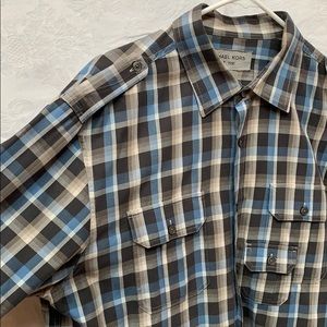 Michael Kors Long Sleeve Button Down Shirt XL